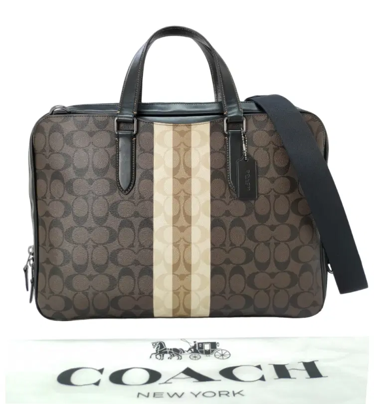 Coach Blocked Signature Canvas Varsity Stripe Graham Slim Brief-Hover-Image