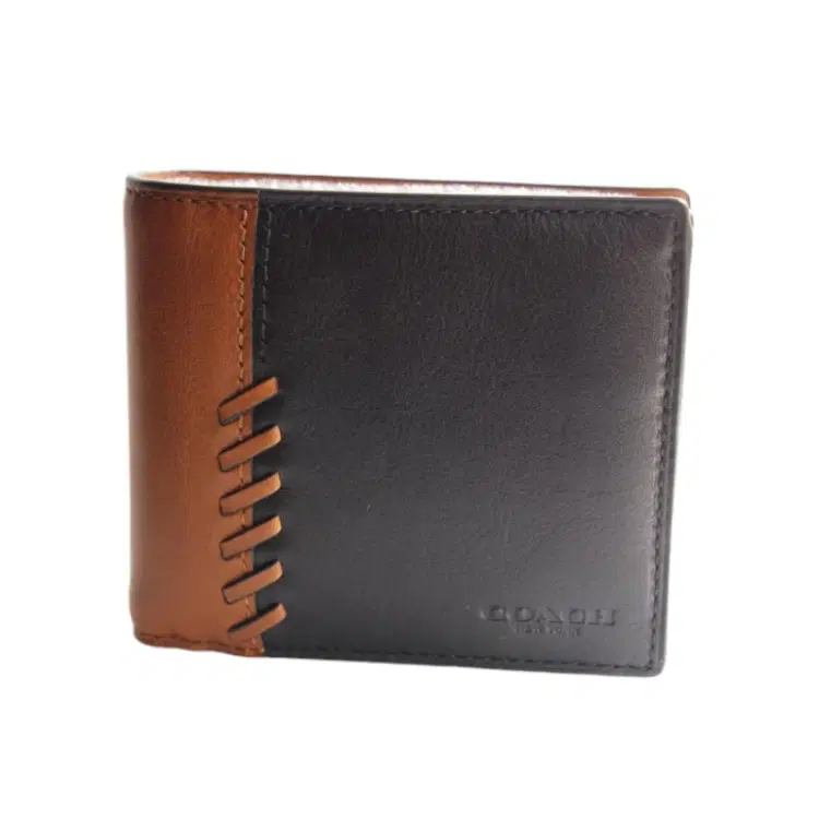 Coach Rip & Repair Men's Slim Billfold Leather Wallet-Hover-Image