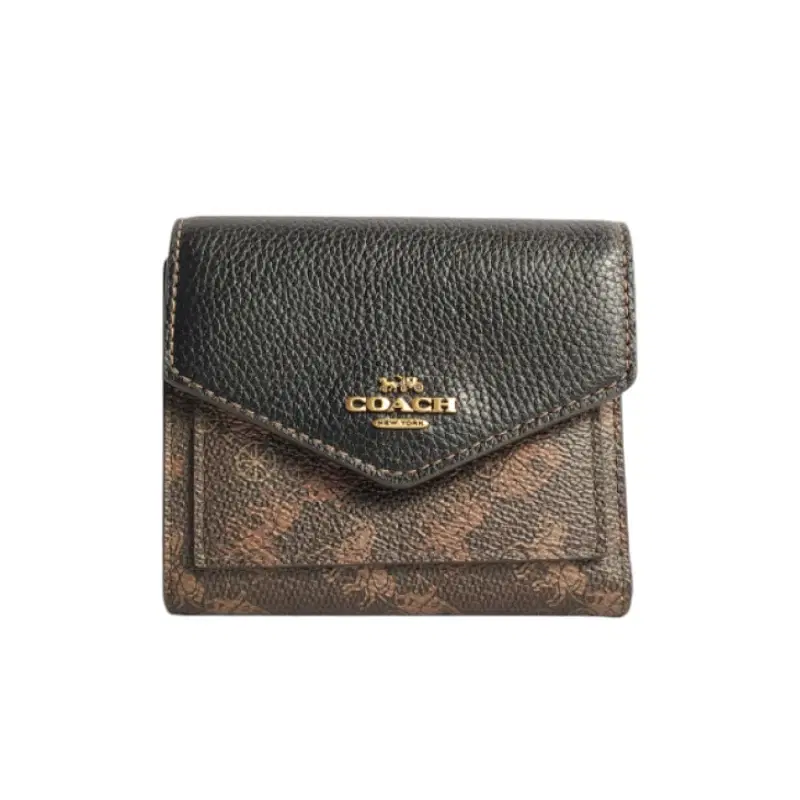 Coach Horse and Carriage Print Small Wallet