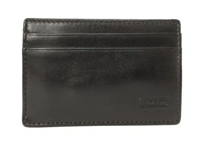 Coach Black Mens Card Case