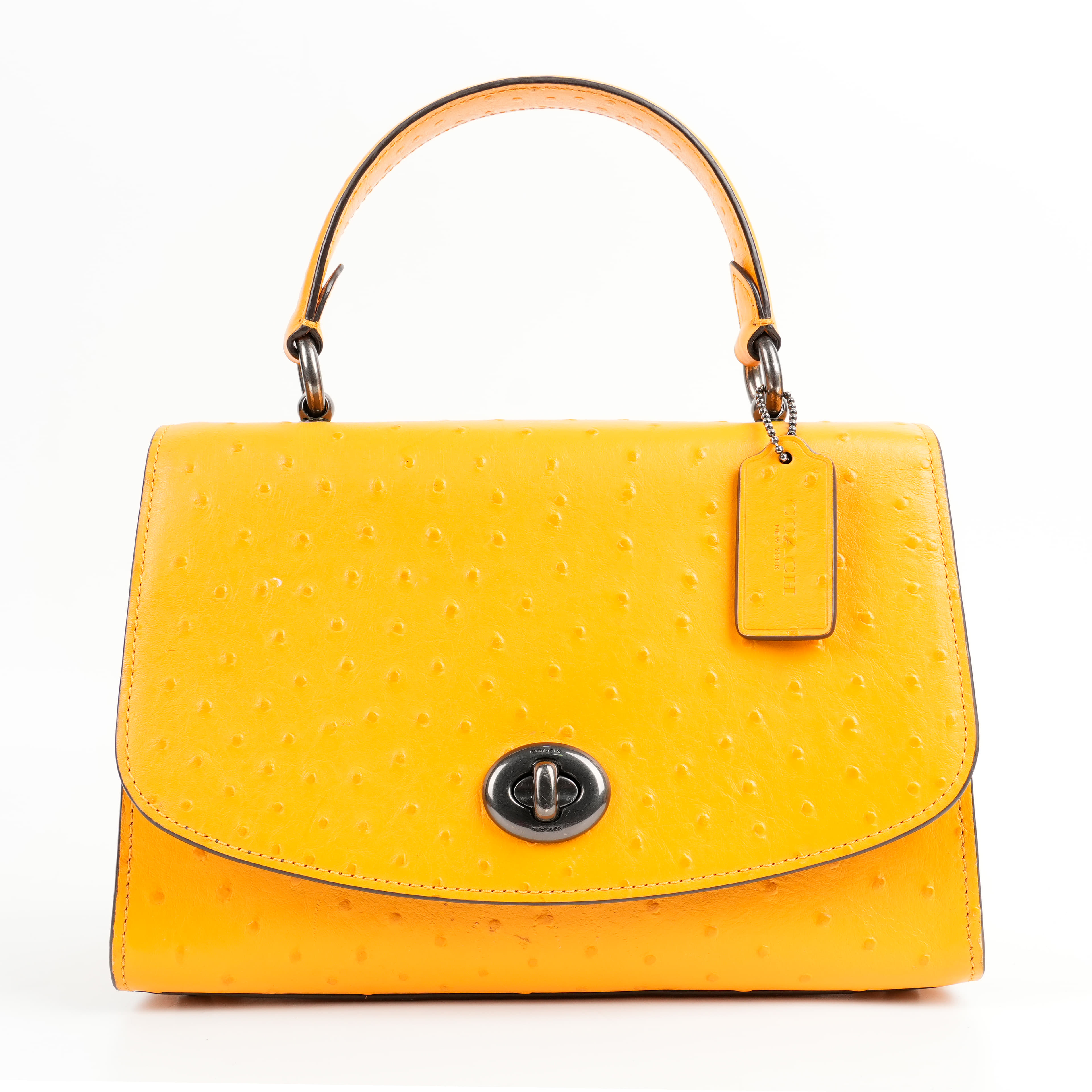 Coach Leather Top Handle Bag