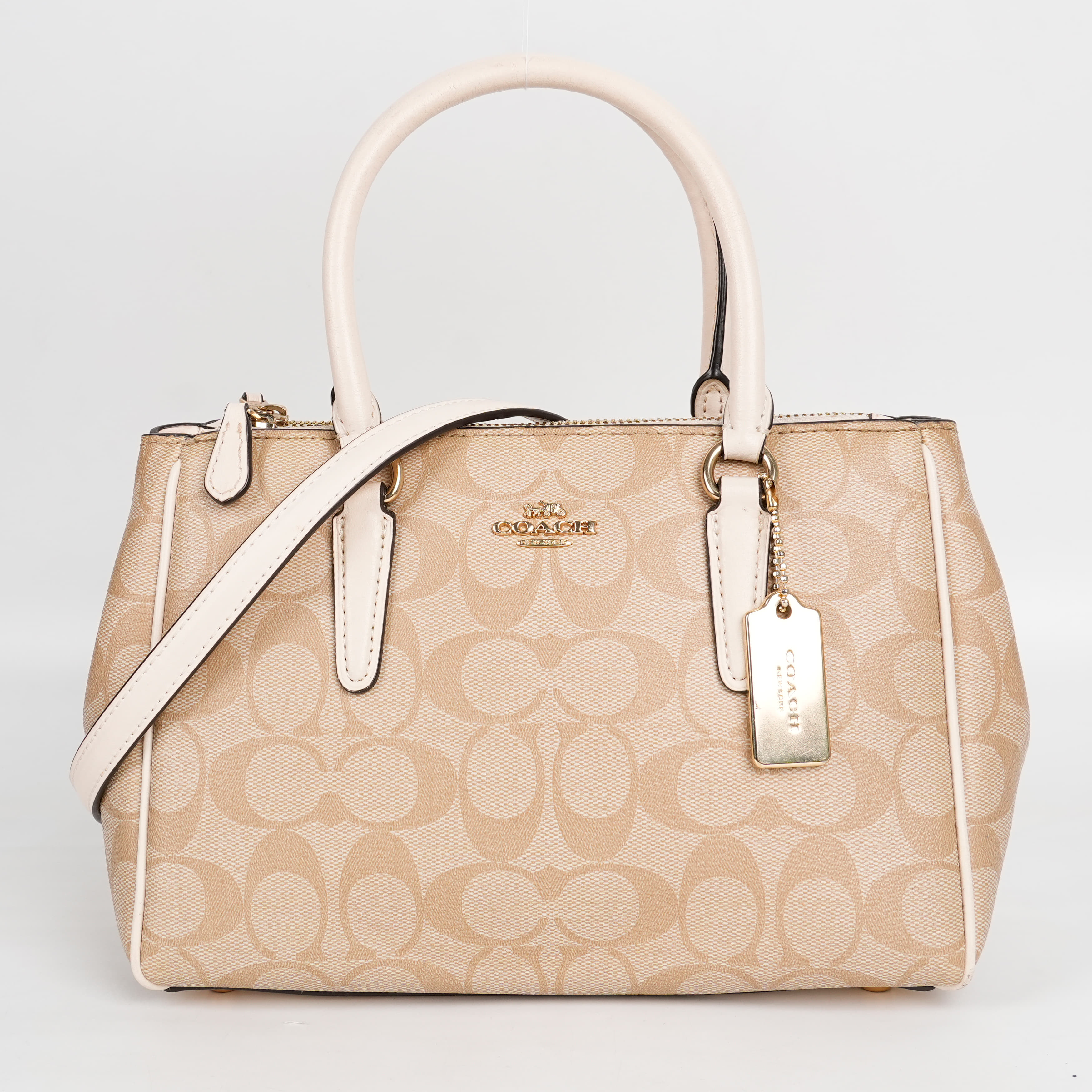 Coach Mini Surrey Carryall In Signature Canvas