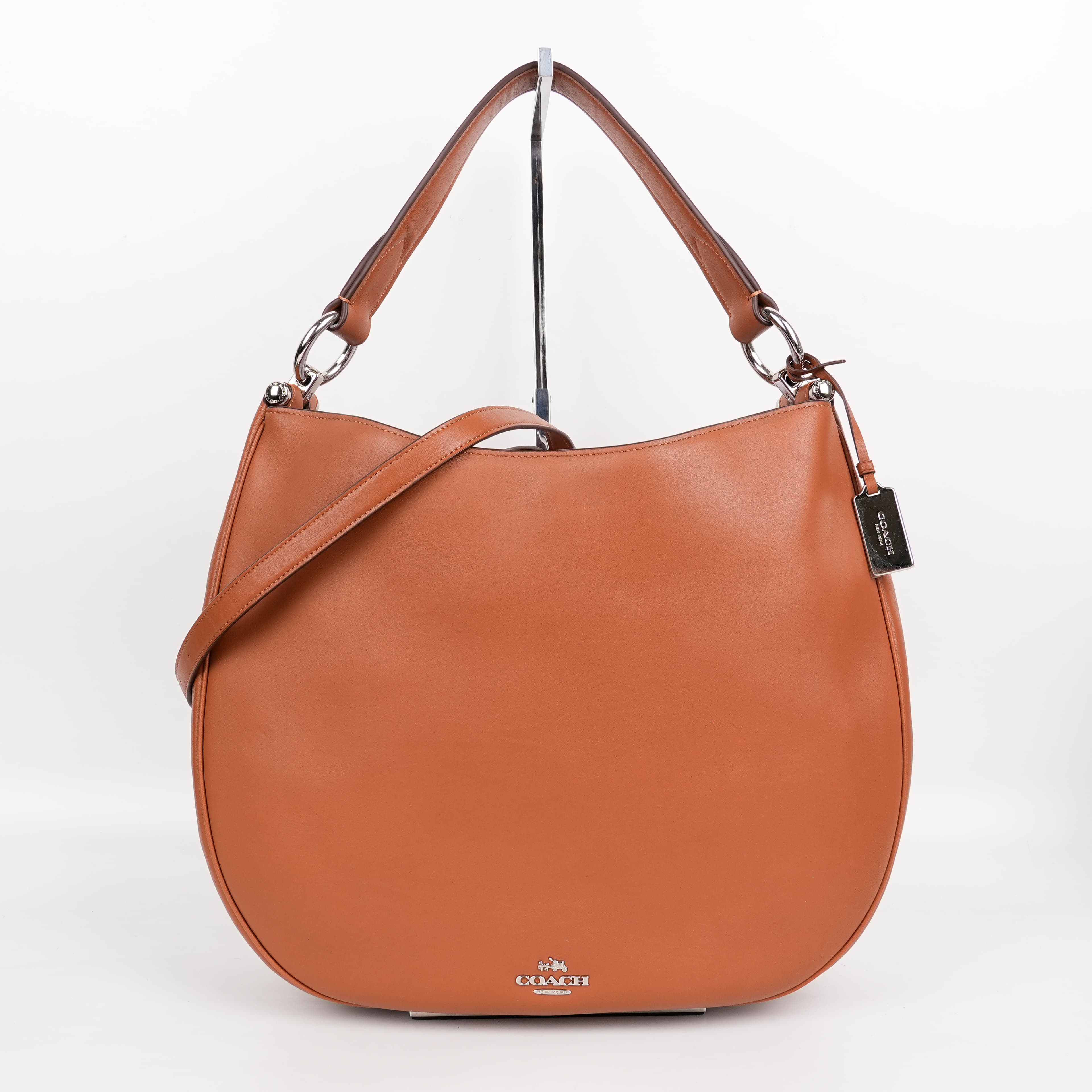 Coach Nomad Burnished Leather Crossbody Bag