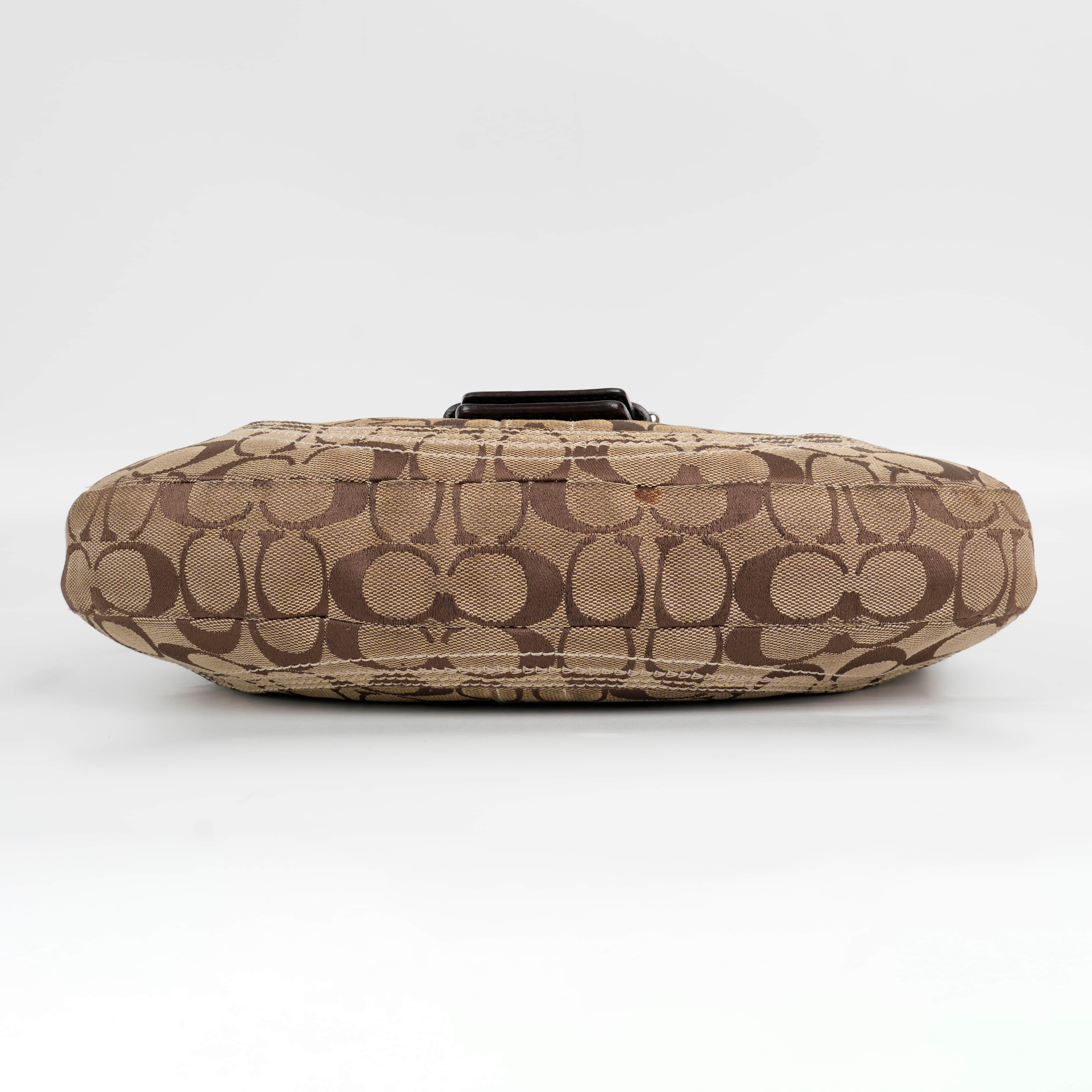 Coach Soho Buckle Flap Beige Buckle Flap Shoulder Bag - Luxepolis