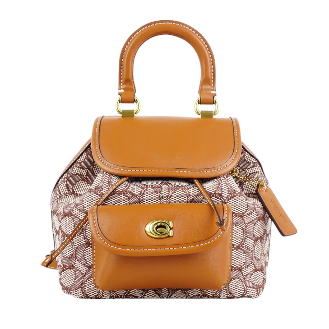 Coach Upcrafted Riya Backpack 21 In Signature Textile Jacquard