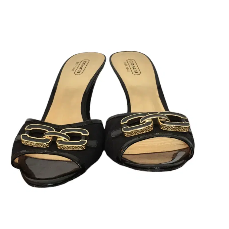 COACH Signature C Kitten Heels
