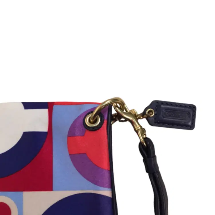 COACH MULTI COLOR OPTIC ART FOLDOVER WRISTLET-Hover-Image