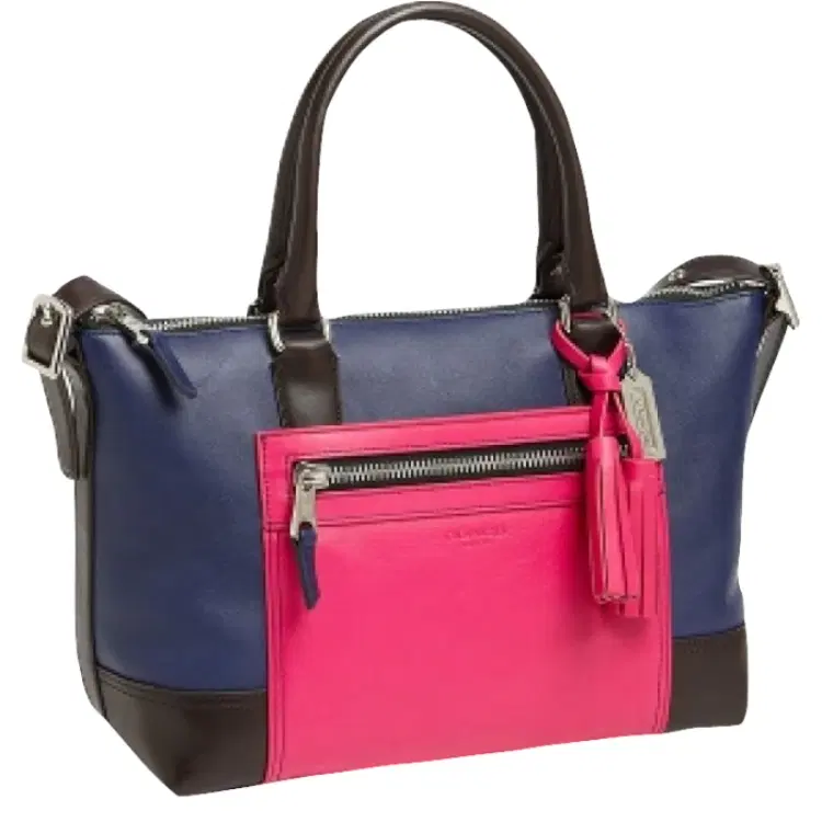 Coach Legacy Colour Block Molly Leather Satchel-Hover-Image