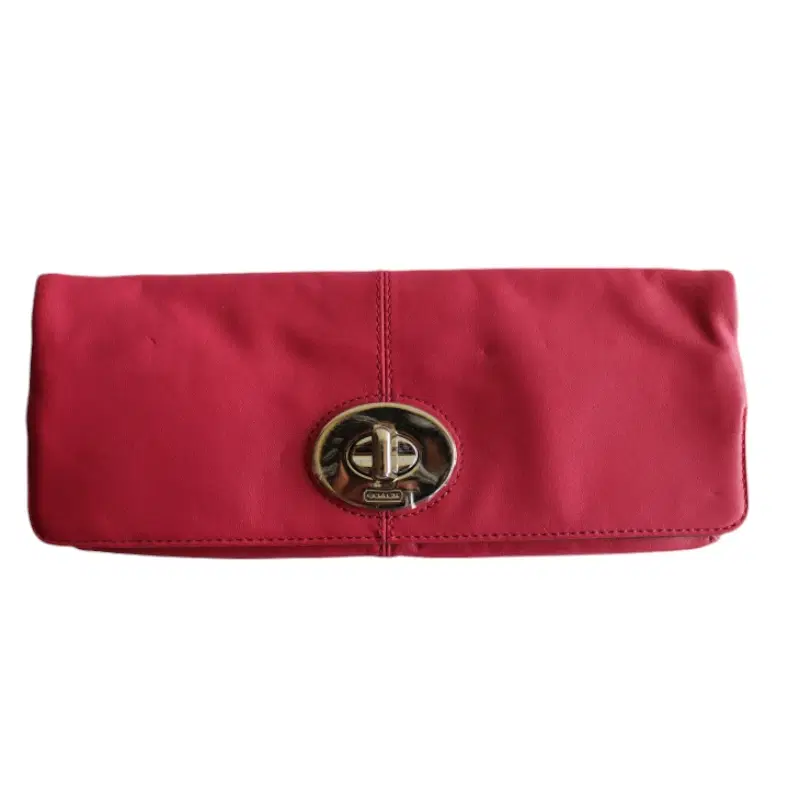 Coach Madeline Leather Foldover Clutch