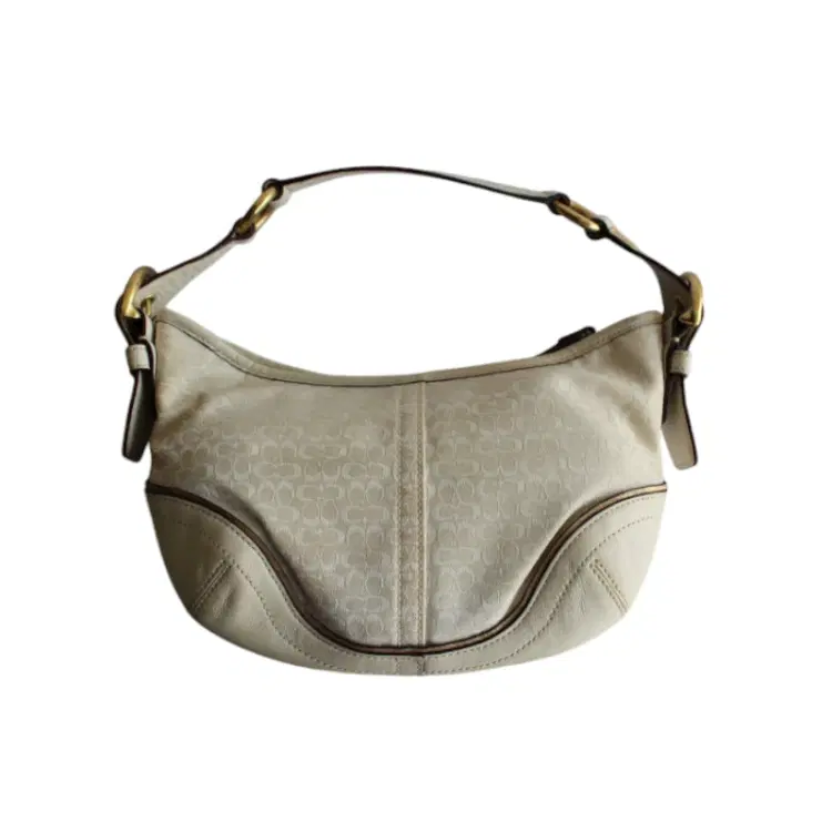 Coach Signature C Collection White Small CC Shoulder Bag-Hover-Image
