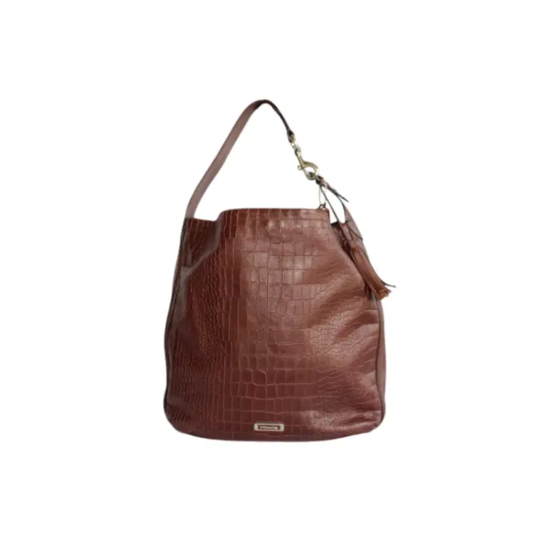 Coach Avy Embossed Croc Hobo-Hover-Image
