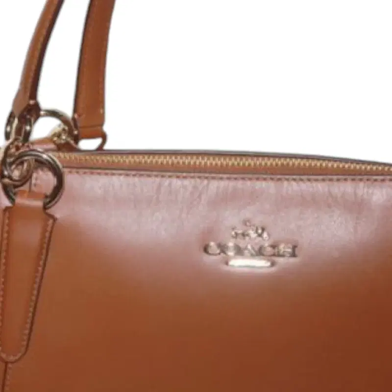 Coach IM/Saddle Armor Leather Ava Tote