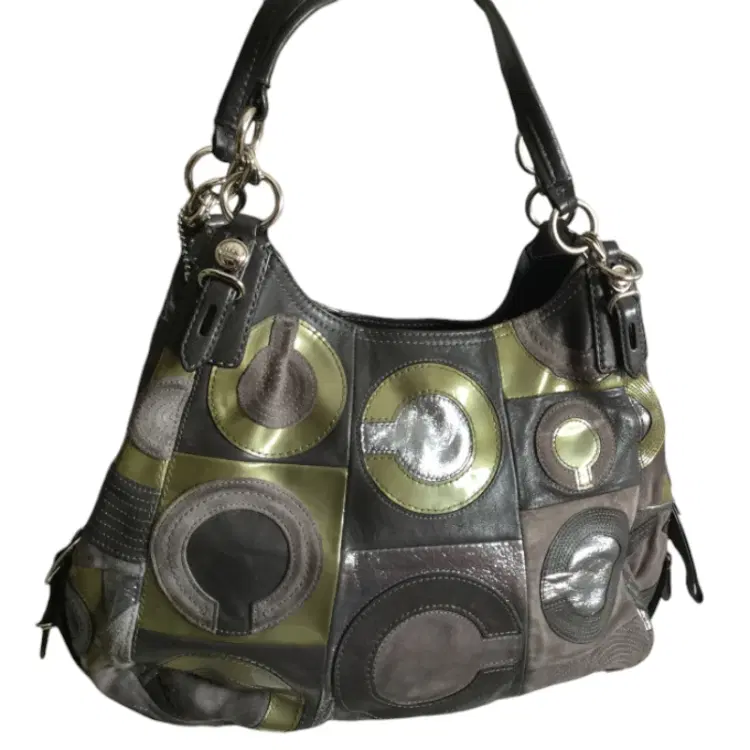Coach Grey Bag with Big C Monogram-Hover-Image