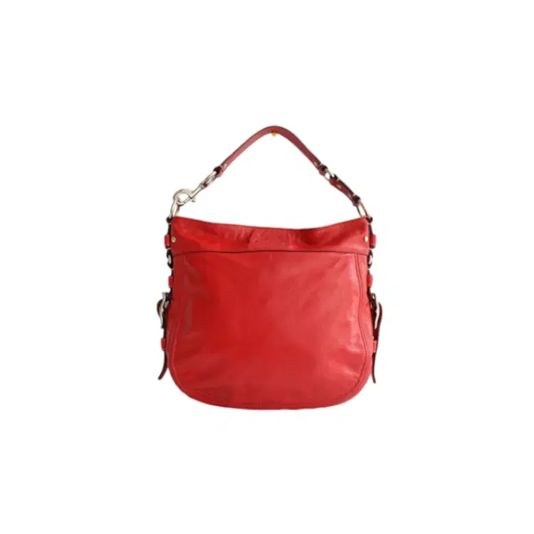 Coach Zoe Red Leather Hobo-Hover-Image