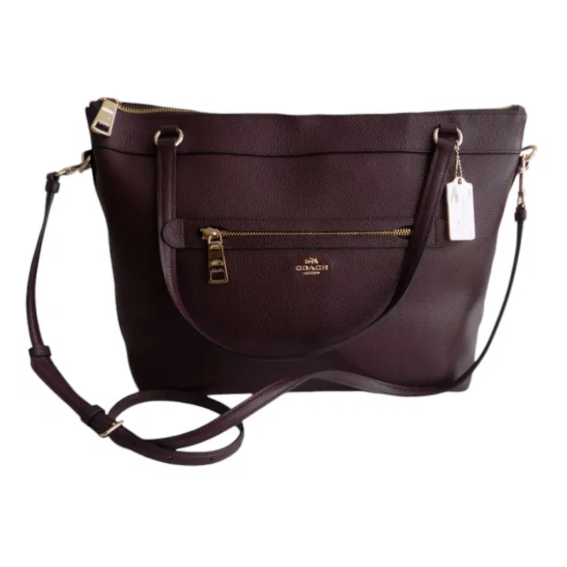 Coach Burgandy Tote