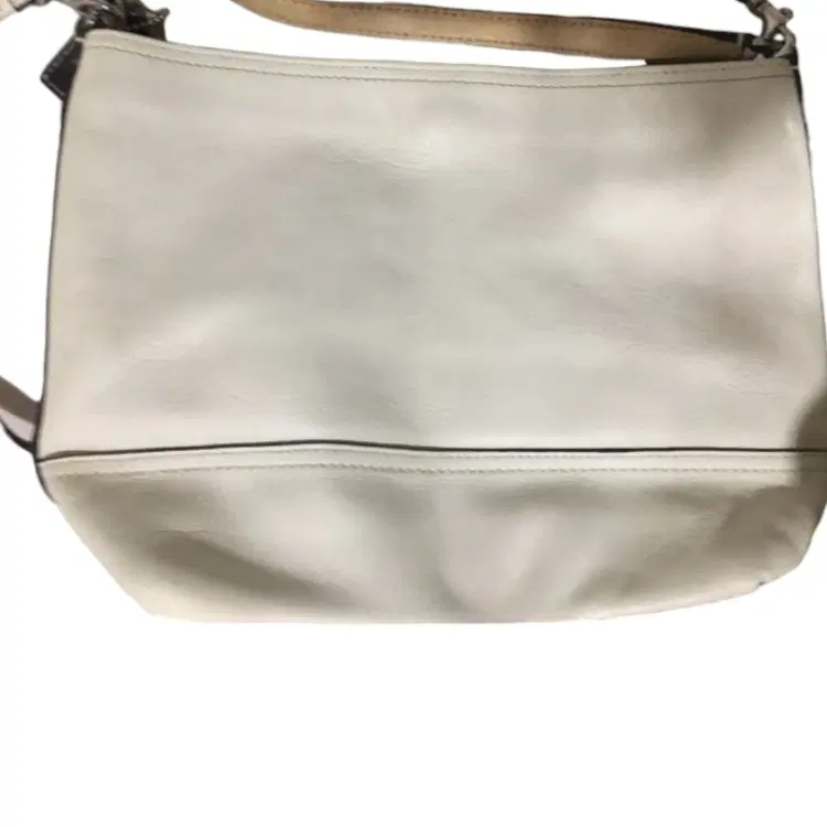 Coach White Leather Hobo Bag-Hover-Image