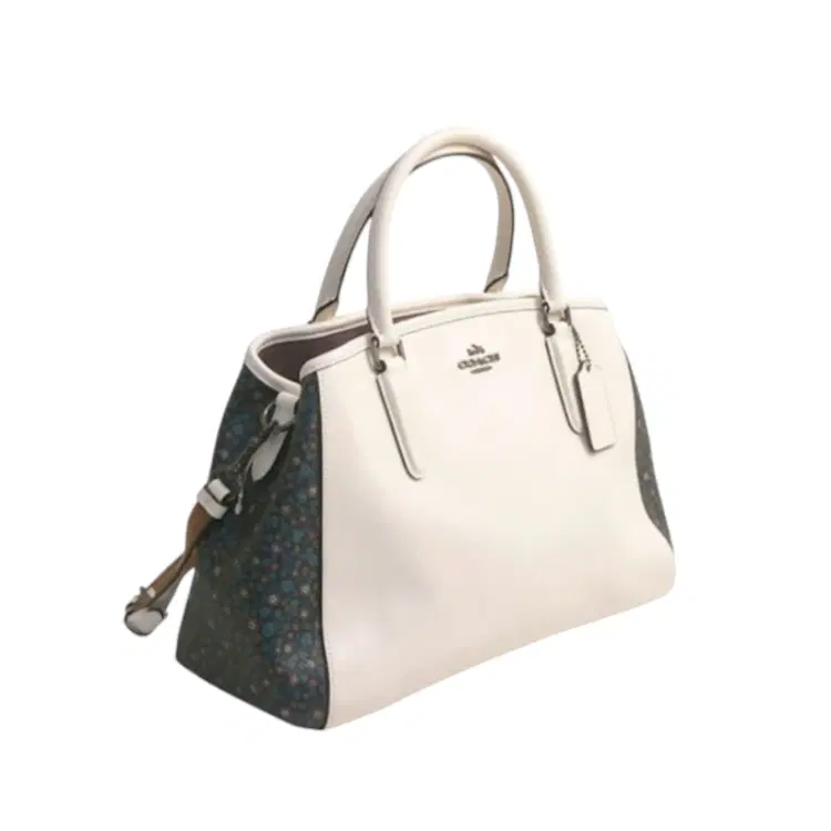 Coach F59442 Small Margot Carryall Floral Print Coated Canvas-Hover-Image
