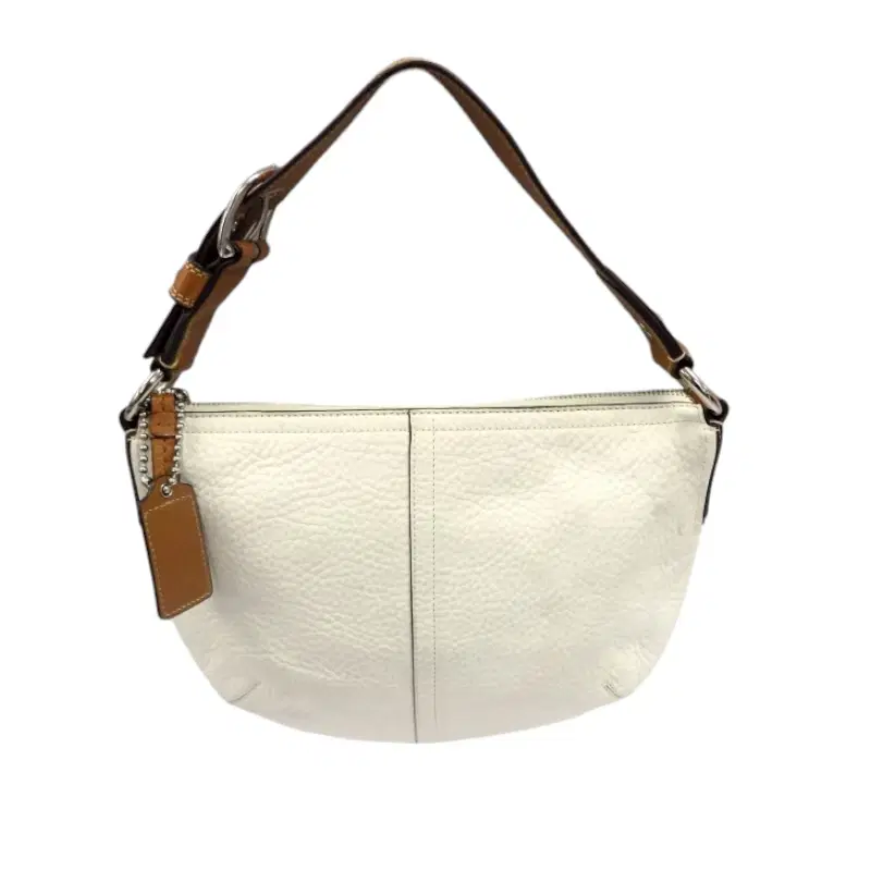 Coach White Leather Hobo Bag