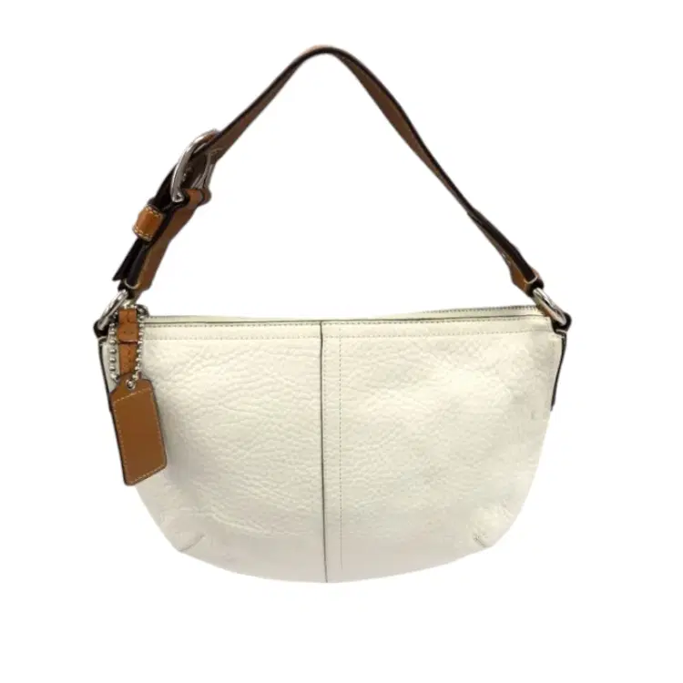 Coach White Leather Hobo Bag-Hover-Image