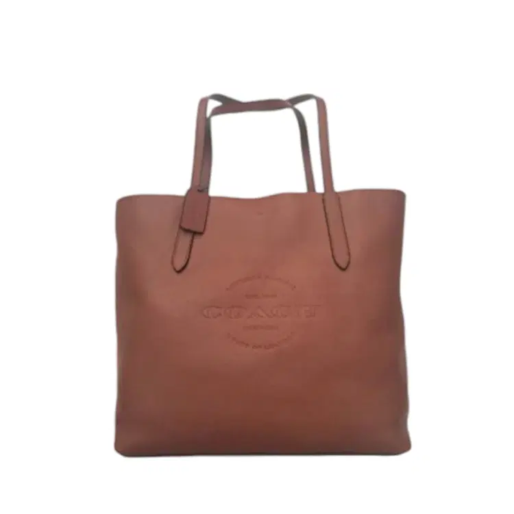Coach Hudson Large Natural Leather Tote-Hover-Image