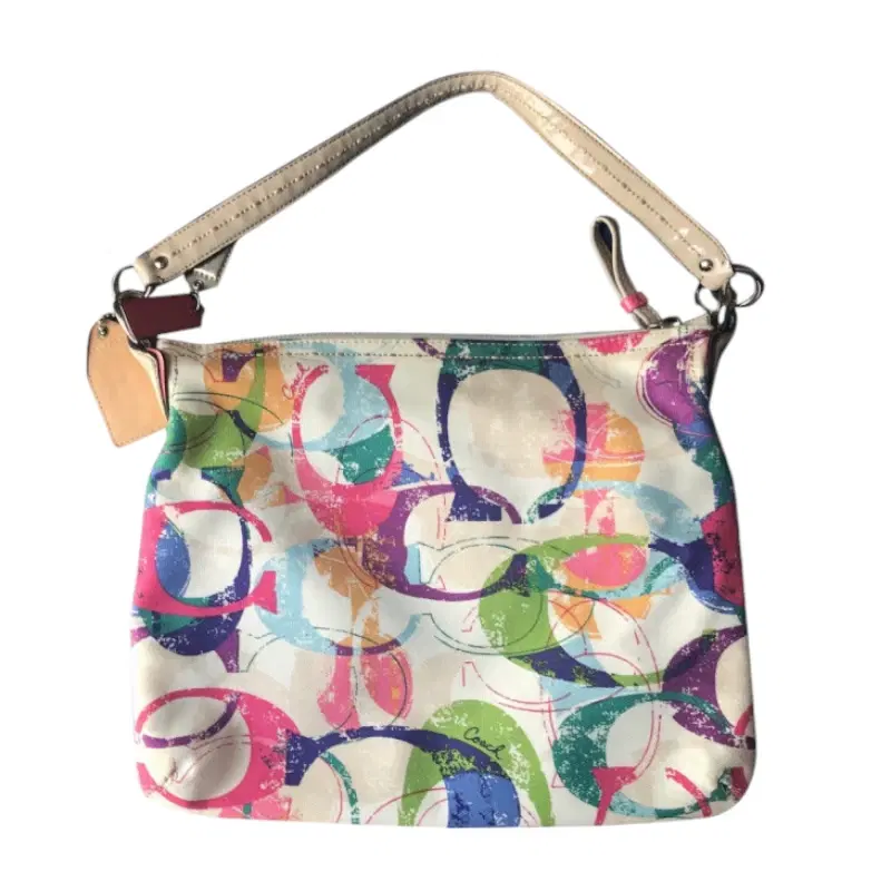 Coach Duffle Poppy Stamped Signature Hobo Bag