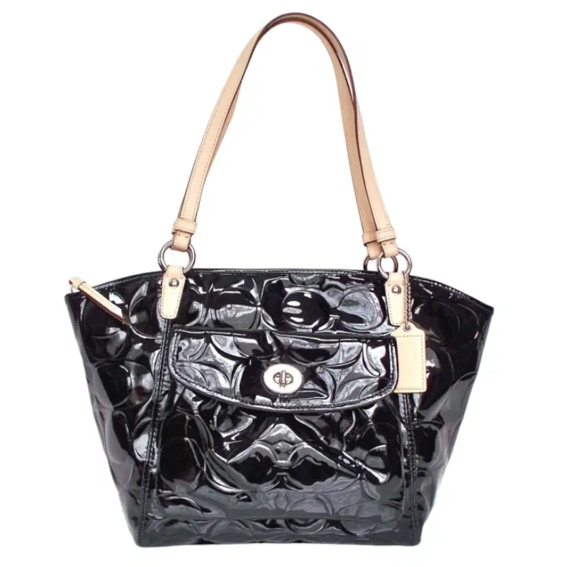Coach Black Leah Tote | Luxepolis.com
