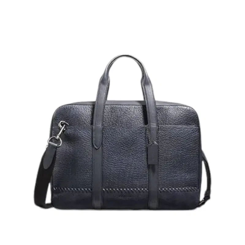 Coach Black Metro Soft Leather Men's Briefcase