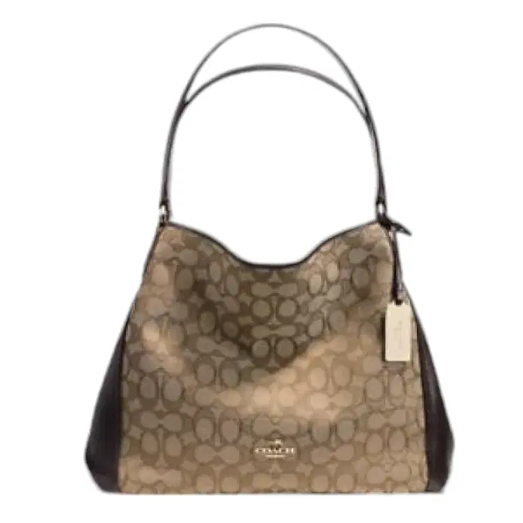 Coach Edie 31 in Signature Print Jacquard Shoulder Bag-Hover-Image