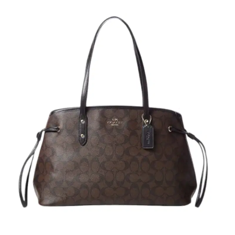 Coach Signature Drawstring Carryall Shoulder Bag