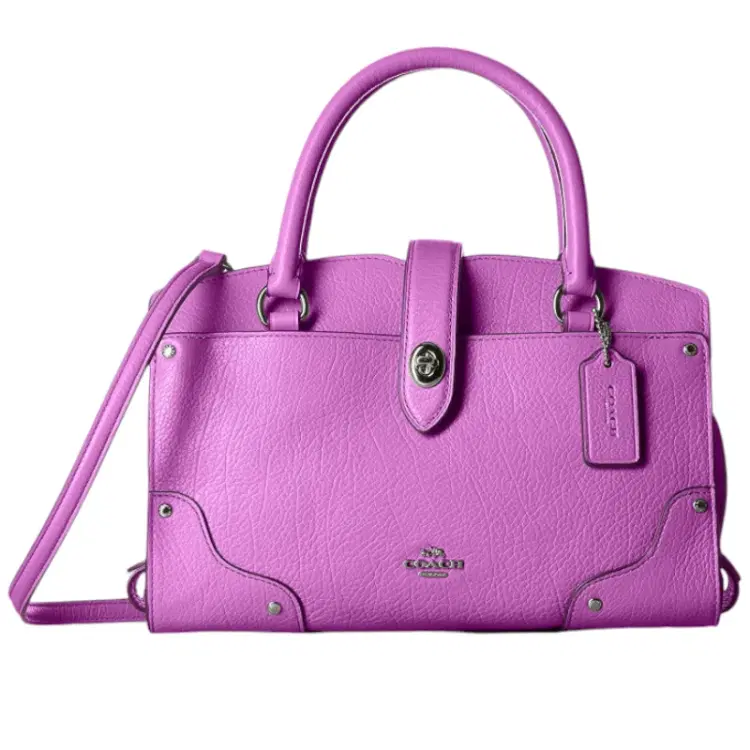 Coach Orchid Mercer 24 Satchel Bag-Hover-Image