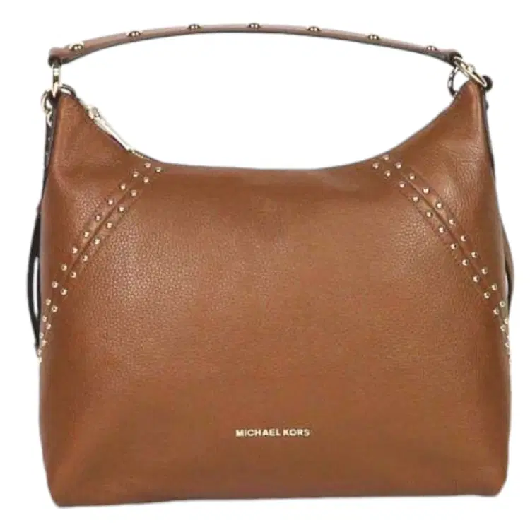 Michael Kors Aria Damson Studded Hobo Bag-Hover-Image