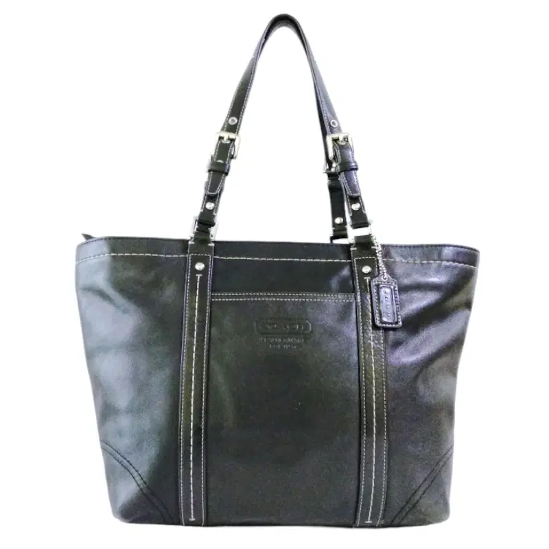 Coach F13098 East West Black Leather Tote
