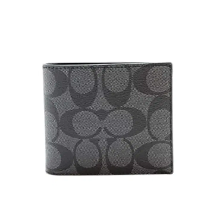 Coach Men's Signature PVC Wallet-Hover-Image