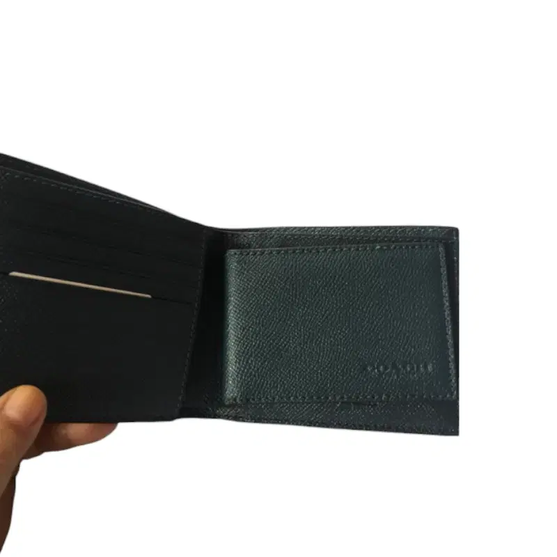 Coach Mens Denim Blue Wallet
