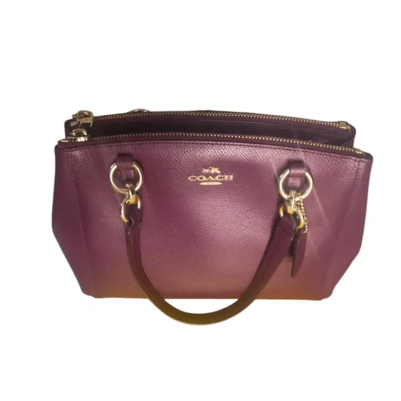 Coach Christie Crossgrain Leather Satchel
