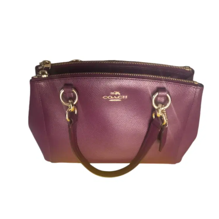 Coach Christie Crossgrain Leather Satchel-Hover-Image