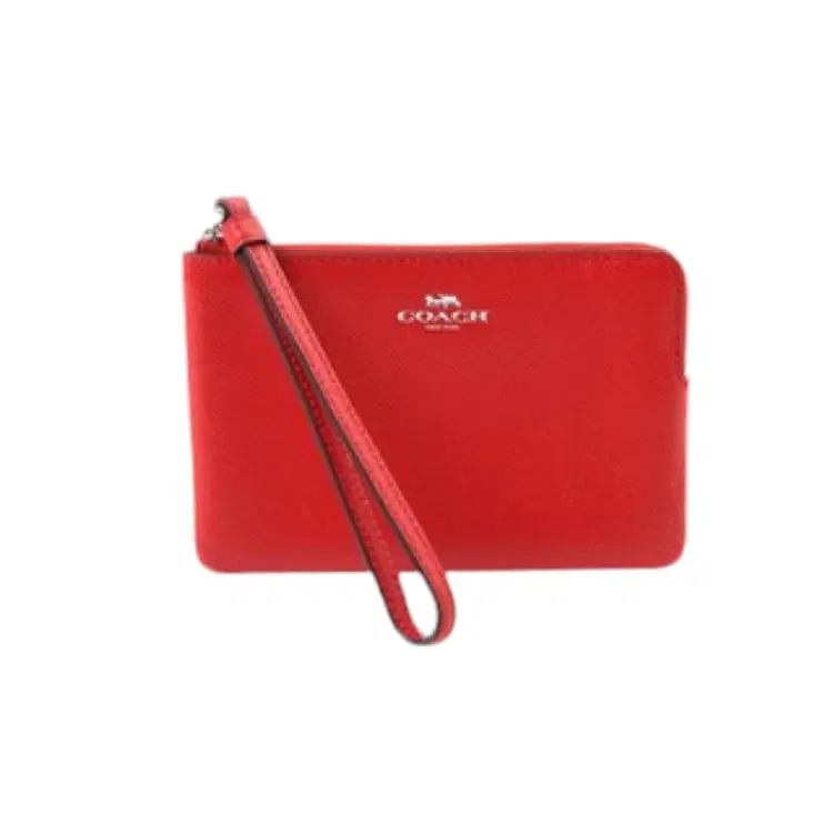 Coach Crossgrain Leather Corner Zip Wristlet-Hover-Image