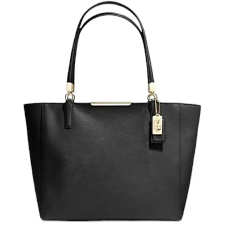 Coach Madison Black Saffiano Leather Tote