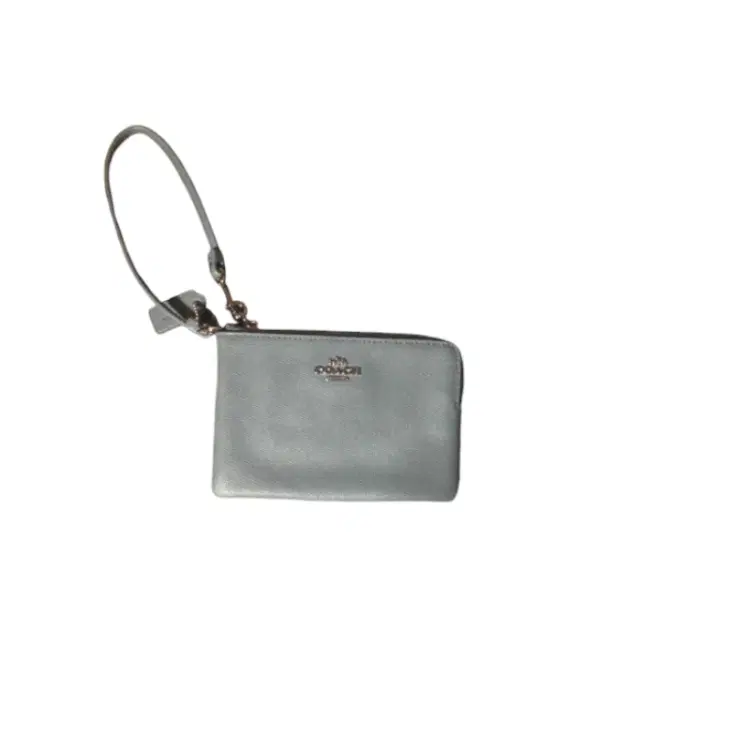 Coach Embossed Small L- Zip Leather Wristlet-Hover-Image