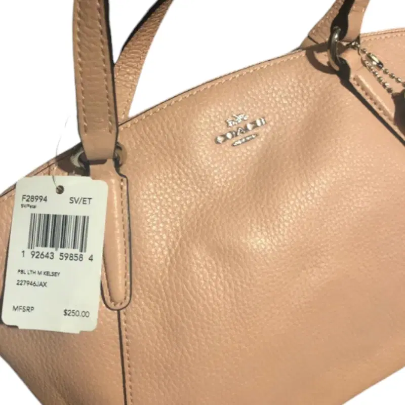 Coach F28994 Mini Kelsey Pebble Leather Satchel
