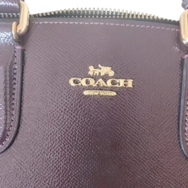 Coach Quinn Crossgrain Patent Leather Satchel-Hover-Image