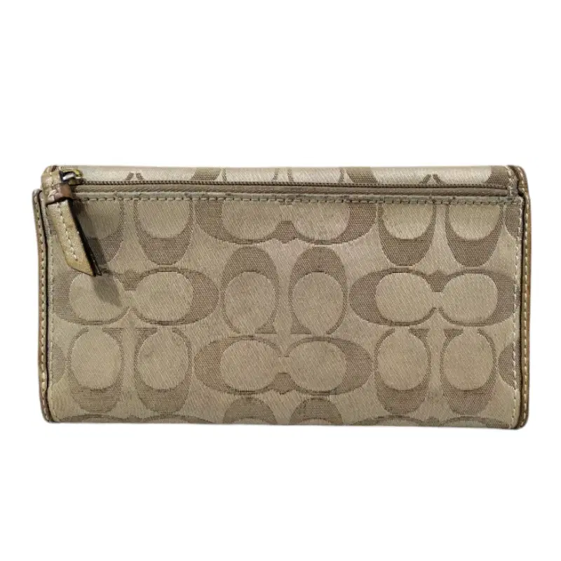 Coach Women Trifold Buckle Long Wallet