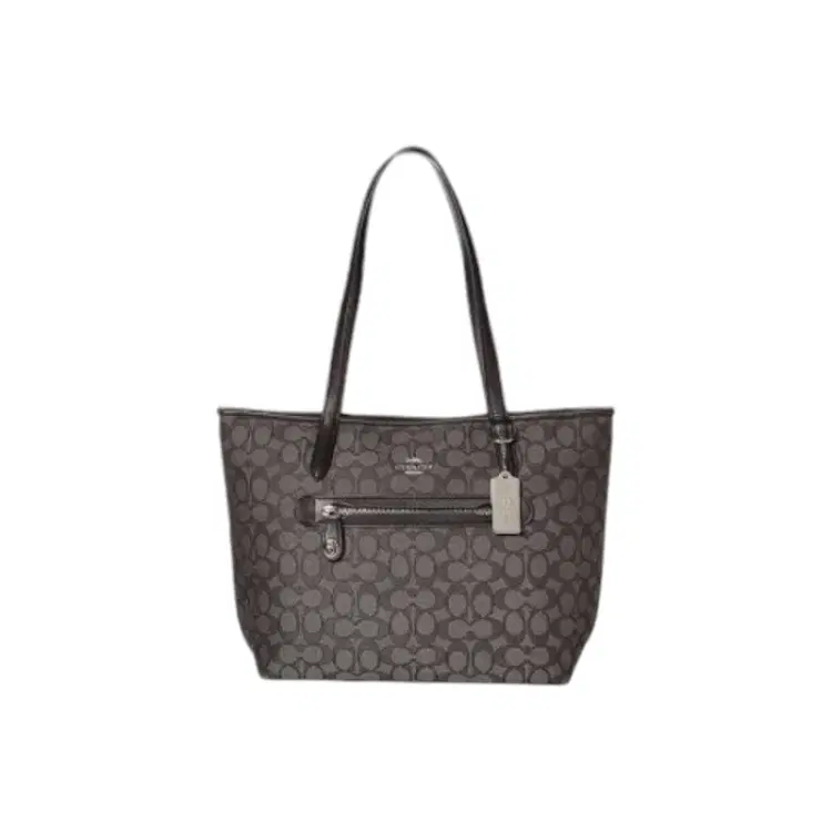 Coach Taylor Signature Jacquard Tote-Hover-Image