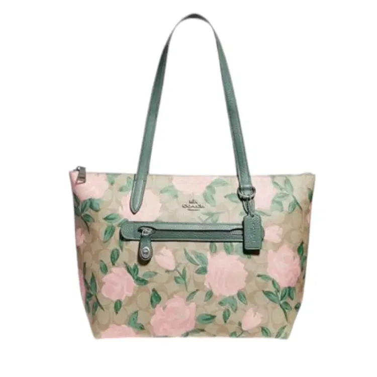Coach Taylor Camo Pink Rose Tote-Hover-Image