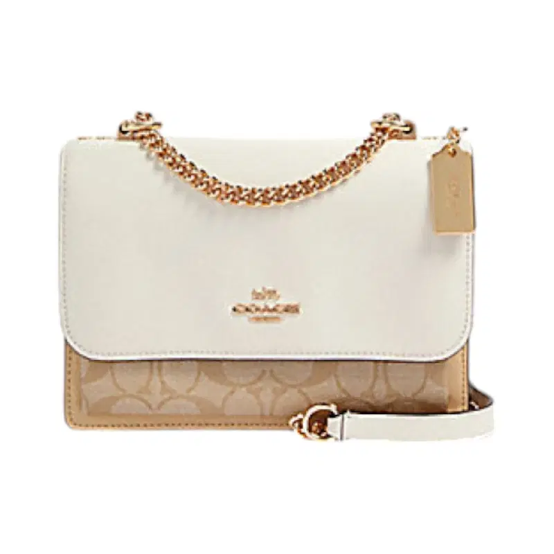 Coach 90635 Signature Snake Mixed Klare Crossbody Bag