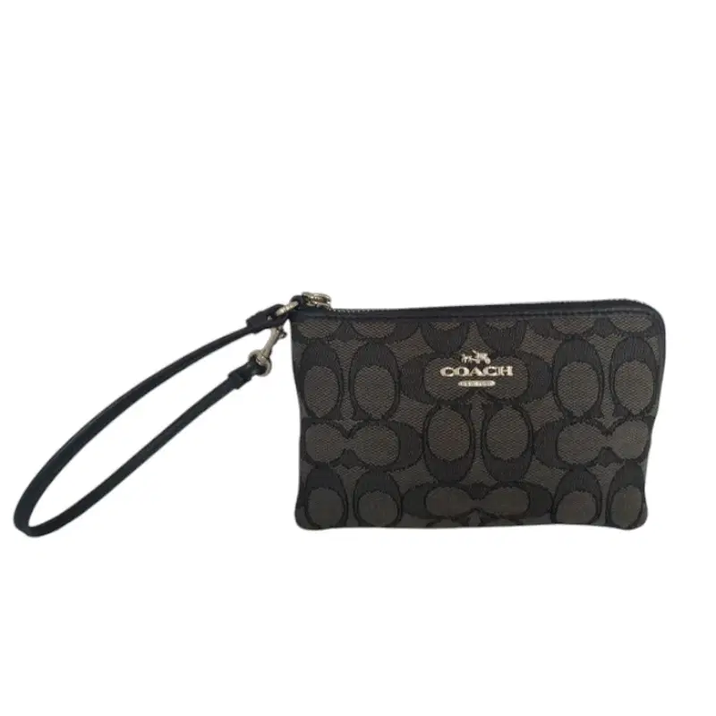 Coach Signature Corner Zip Wristlet