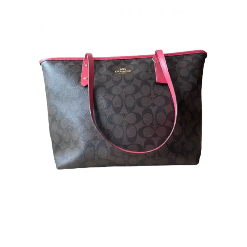Coach Signature Reversible PVC City Tote