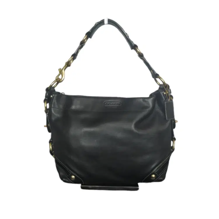 Coach Carley Sac Black Leather Shoulder Bag-Hover-Image
