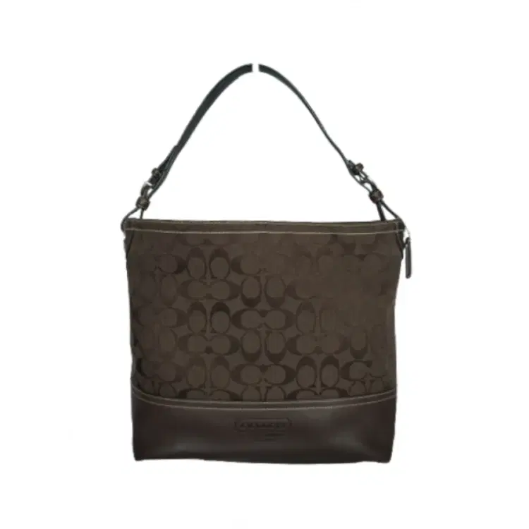 Coach 2156 Brown Canvas Leather Shoulder Bag-Hover-Image