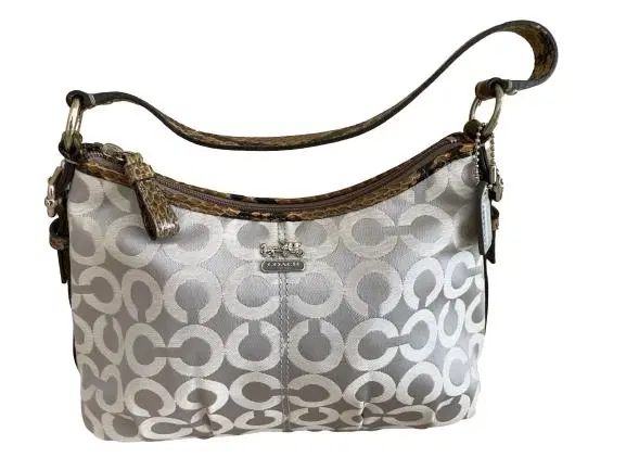 Coach Signature Canvas Hobo Bag-Hover-Image